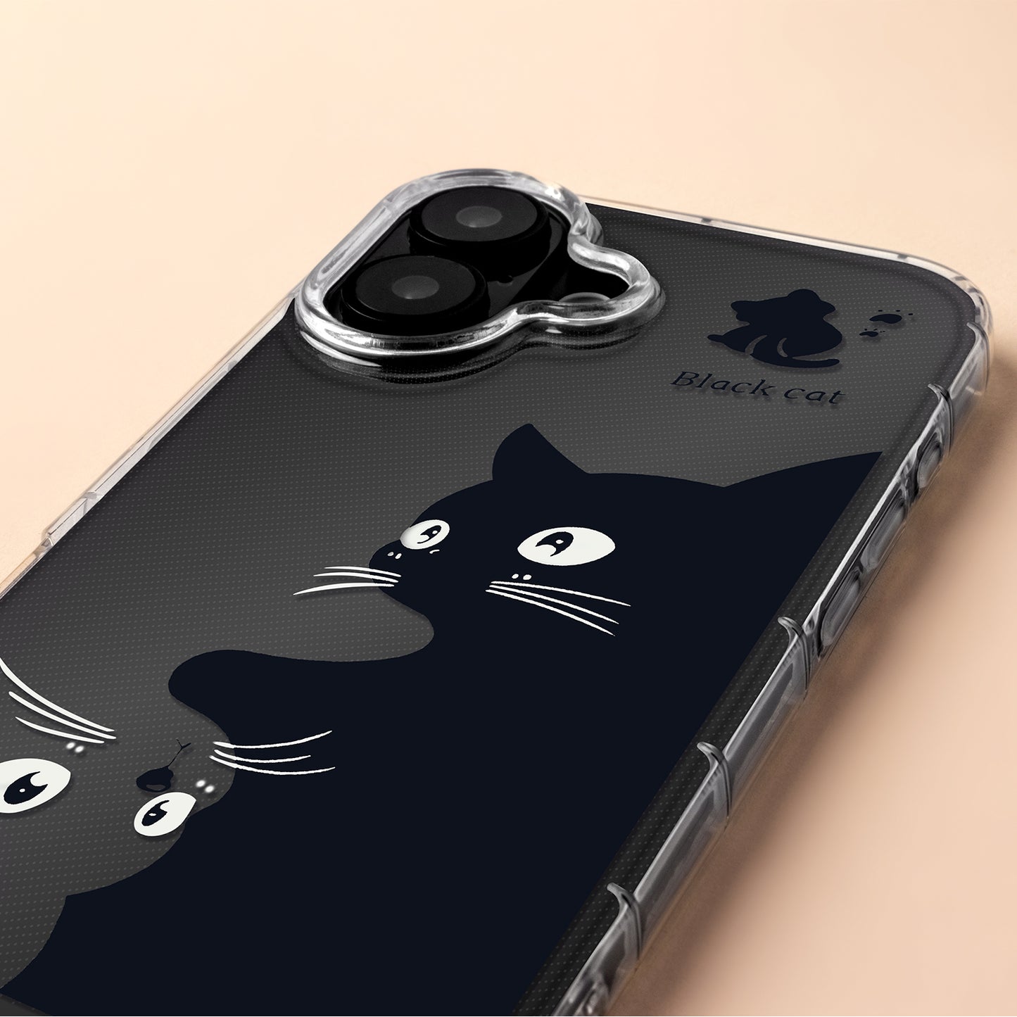 Puzdro pre Apple iPhone 17 Pro Max, OEM, Ultra Trendy Cat, Čierne