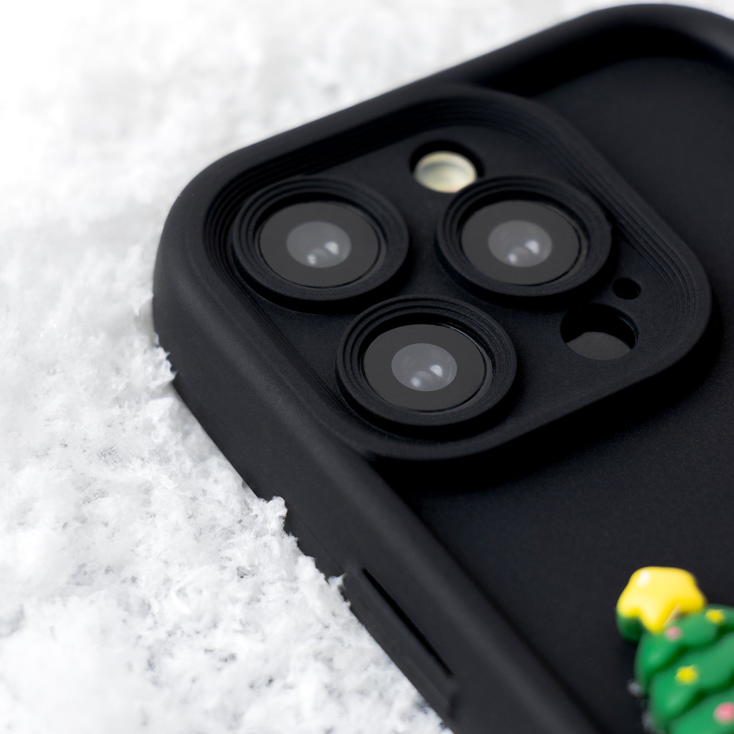 Obal na Apple iPhone 15 Pro, OEM, Ultra Trendy 3D Christmas, čierny