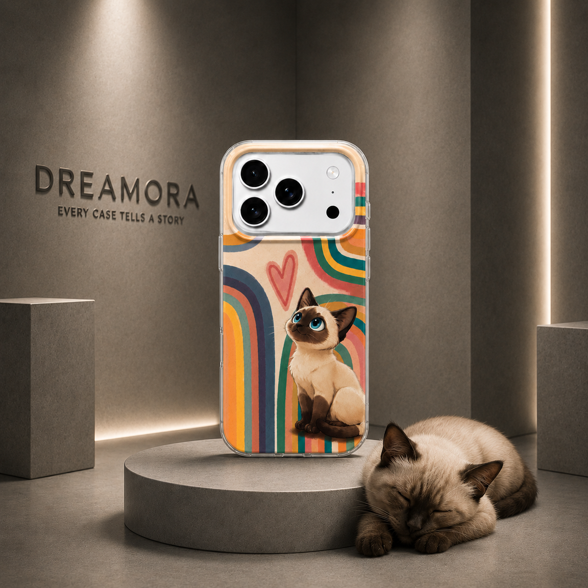 Puzdro na Apple iPhone 16 Pro Max, Perfect Case, Dreamora Kitty, viacfarebné