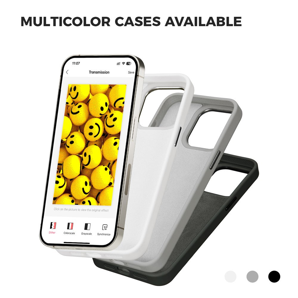 Puzdro pre Apple iPhone 15 Pro Max, OEM, prispôsobený E-Ink displej, čierne