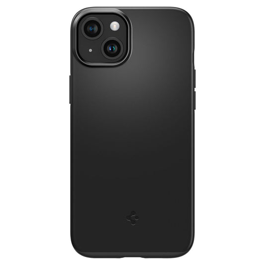 Puzdro pre Apple iPhone 15, Spigen, Thin Fit, Čierne ACS06776