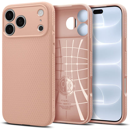 Puzdro pre Apple iPhone 18 Pro Max / 17 Pro Max, Spigen, Liquid Air, Ružové ACS12115