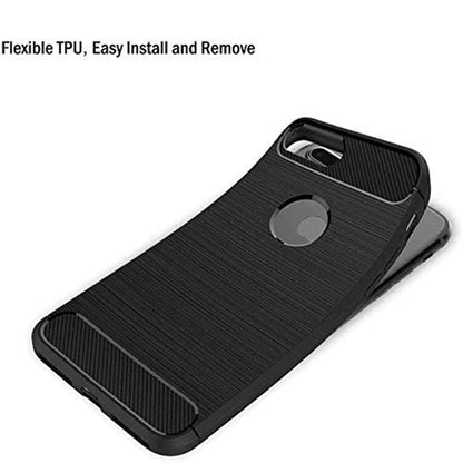 Puzdro pre Apple iPhone 7 Plus, Techsuit, Karbón, Čierne
