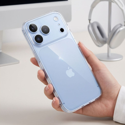 Puzdro pre Apple iPhone 18 Pro Max / 17 Pro Max, Tech-Protect, Flexair s ochranným sklom, priehľadné