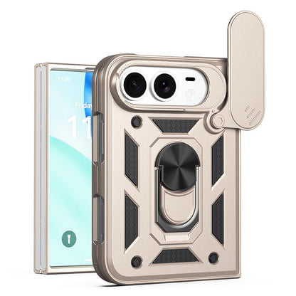 Puzdro pre Apple iPhone Duo, Techsuit, CamShield, zlaté