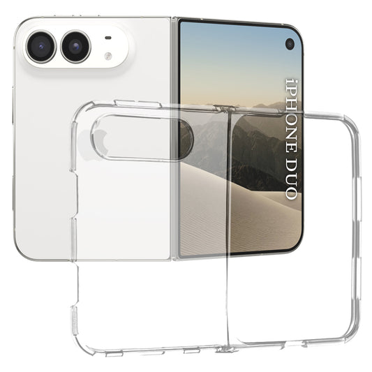 Obal pre Apple iPhone Duo, Techsuit, Priehľadný, Transparentný