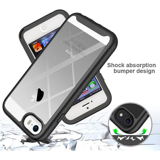 Puzdro pre Apple iPhone SE (2016) / 5 / 5s, Techsuit, Defense360 Pro, Čierne