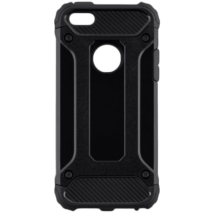 Puzdro pre Apple iPhone SE (2016) / 5 / 5s, Techsuit, Hybrid Armor, Čierna