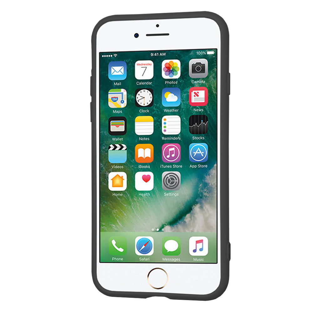 Obal na Apple iPhone SE (2022) / SE (2020) / 8 / 7, Techsuit, SoftFlex, čierny