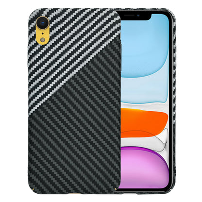 Puzdro pre Apple iPhone XR, Techsuit, Carbonite FiberShell, Čierno sivé