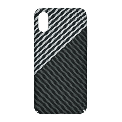 Puzdro pre Apple iPhone XR, Techsuit, Carbonite FiberShell, Čierno sivé