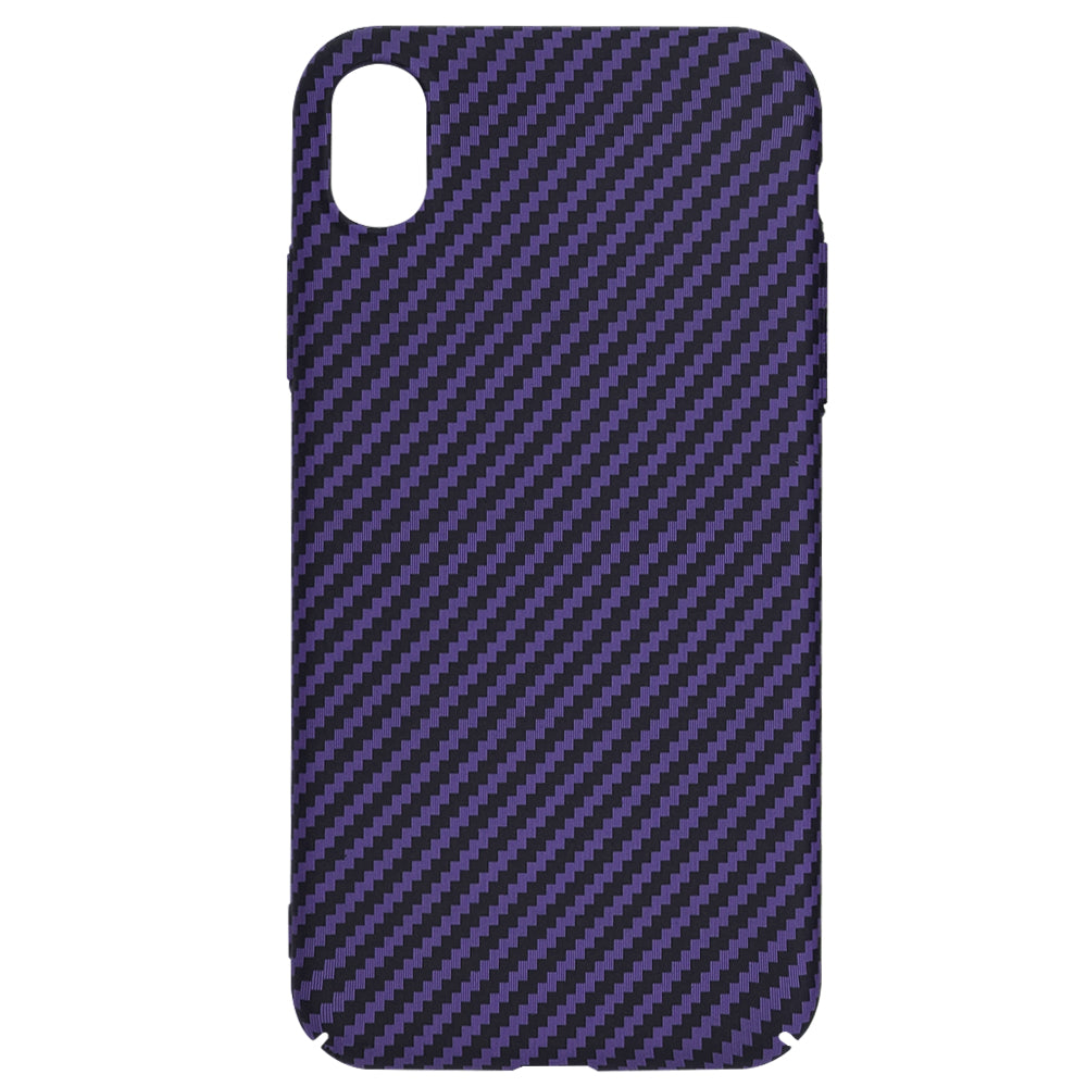 Puzdro pre Apple iPhone XR, Techsuit, Carbonite FiberShell, Fialové
