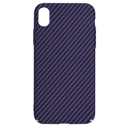 Puzdro pre Apple iPhone XR, Techsuit, Carbonite FiberShell, Fialové