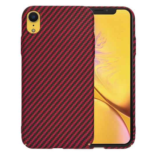 Puzdro pre Apple iPhone XR, Techsuit, Carbonite FiberShell, Červené