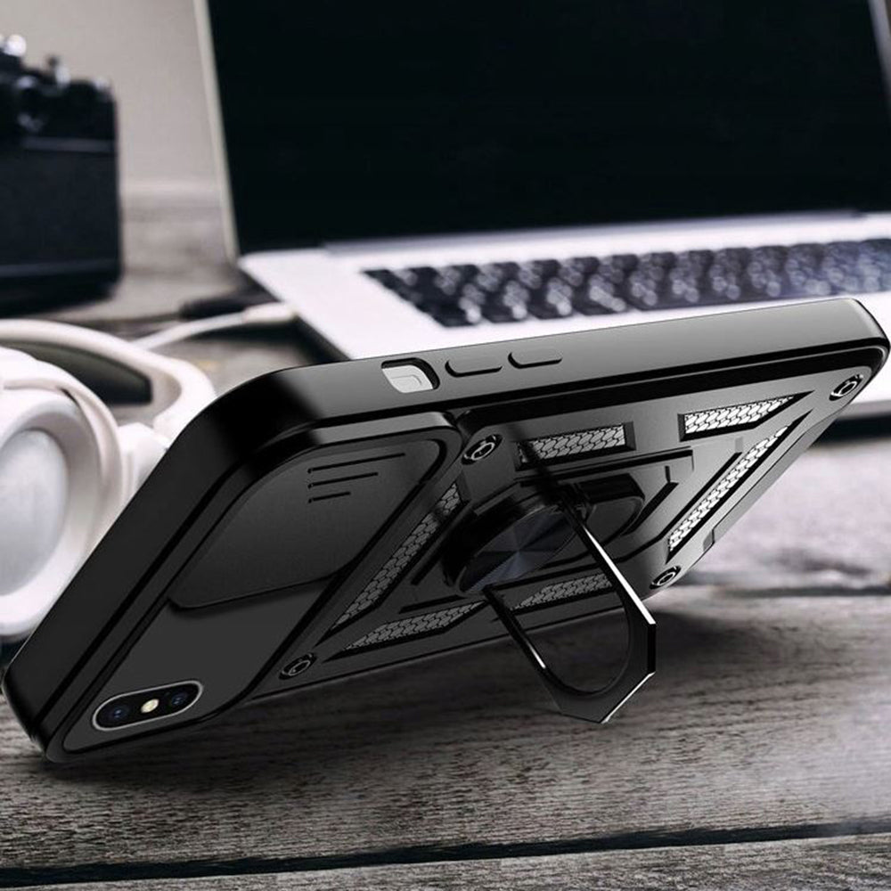 Puzdro pre Apple iPhone XS Max, Techsuit, CamShield, Zelené