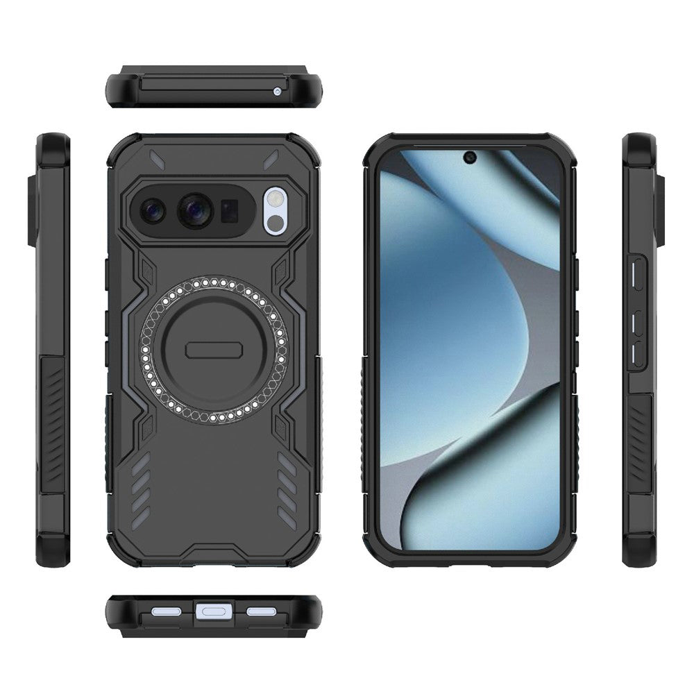 MagSafe Case for Google Pixel 10 Pro / 10, Techsuit, ArmorMag, Black
