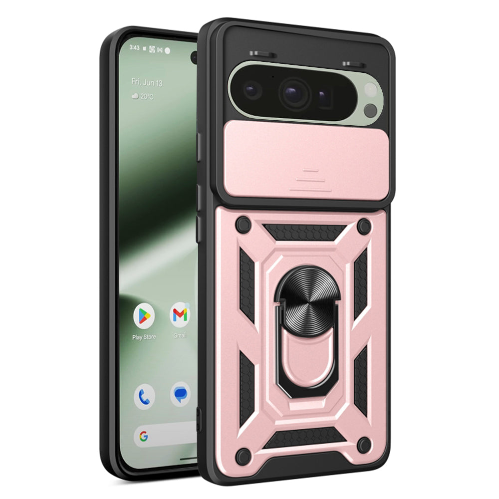 Puzdro pre Google Pixel 10 Pro / 10, Techsuit, CamShield, Ružové