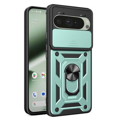 Case for Google Pixel 10 Pro / 10, Techsuit, CamShield, Green