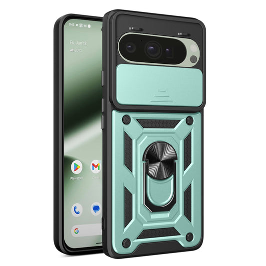 Puzdro pre Google Pixel 10 Pro / 10, Techsuit, CamShield, Zelené