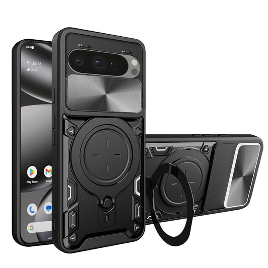 Puzdro pre Google Pixel 10 Pro XL, Techsuit, CamGuard Pro, Čierne
