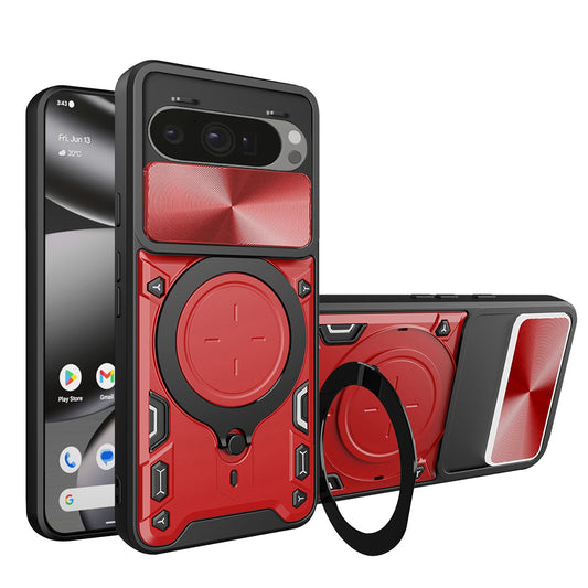 Puzdro pre Google Pixel 10 Pro XL, Techsuit, CamGuard Pro, Červené