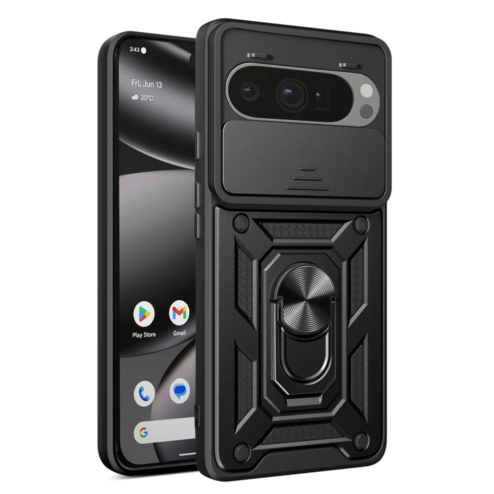 Puzdro pre Google Pixel 10 Pro XL, Techsuit, CamShield, Čierne