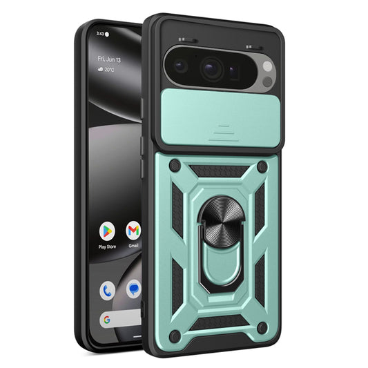 Puzdro pre Google Pixel 10 Pro XL, Techsuit, CamShield, Zelené
