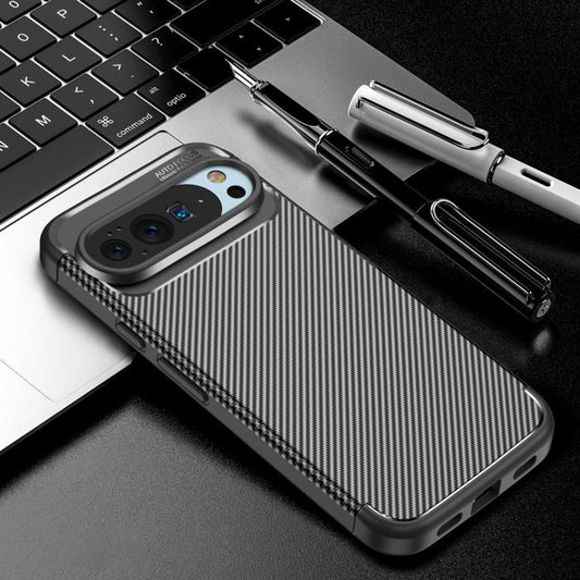 Puzdro pre Google Pixel 10 Pro XL, Techsuit, CarbonFiber, čierne