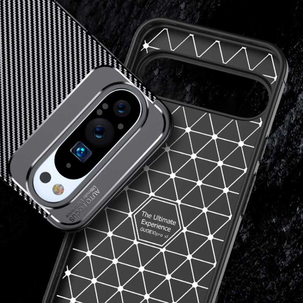 Puzdro pre Google Pixel 10 Pro XL, Techsuit, CarbonFiber, čierne