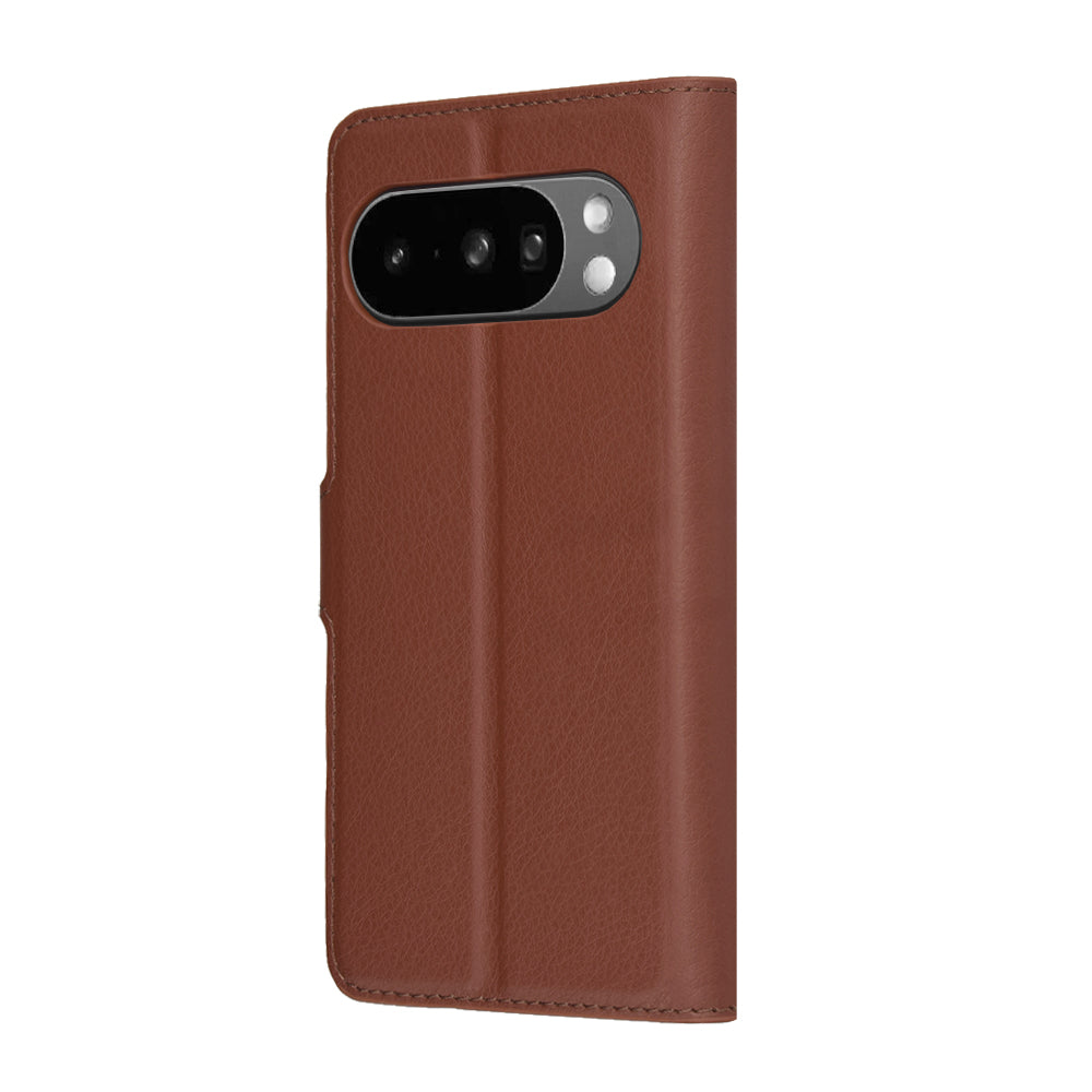 Puzdro pre Google Pixel 10 Pro XL, Techsuit, kožené folio, hnedé