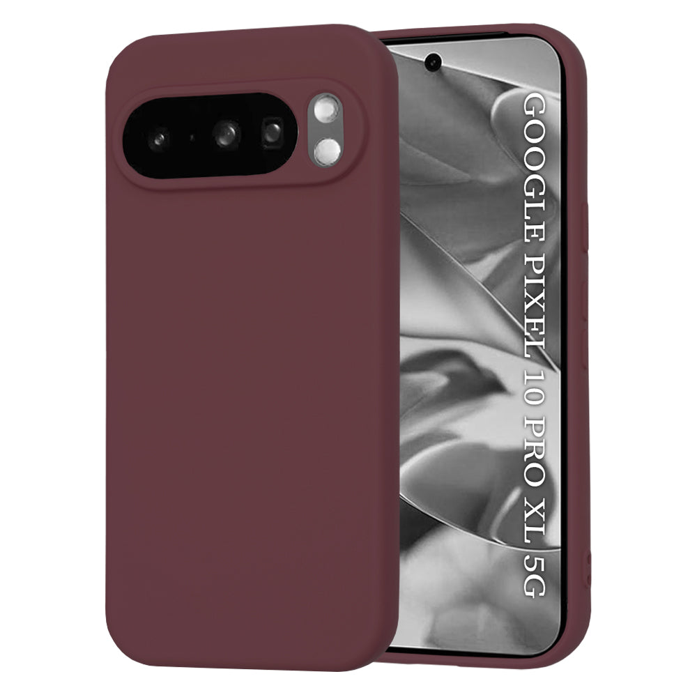 Obal na Google Pixel 10 Pro XL, Techsuit, SoftFlex, vínový