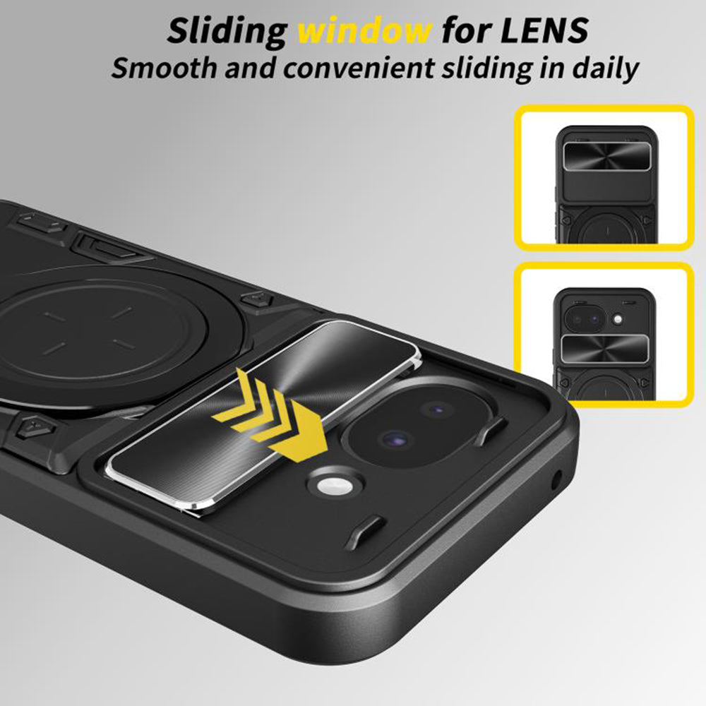 Case for Google Pixel 10a, Techsuit, CamGuard Pro, Black