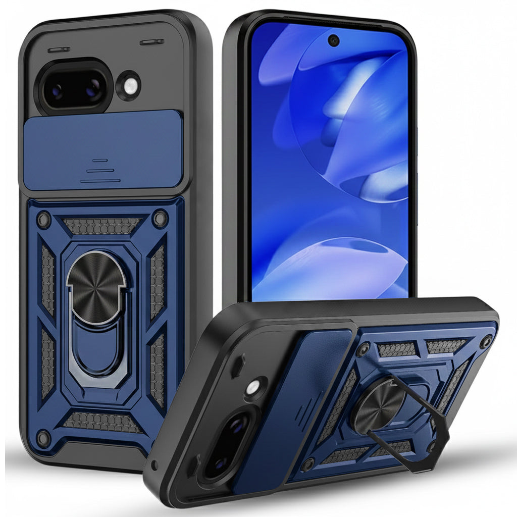 Puzdro pre Google Pixel 10a, Techsuit, CamShield, Modrá