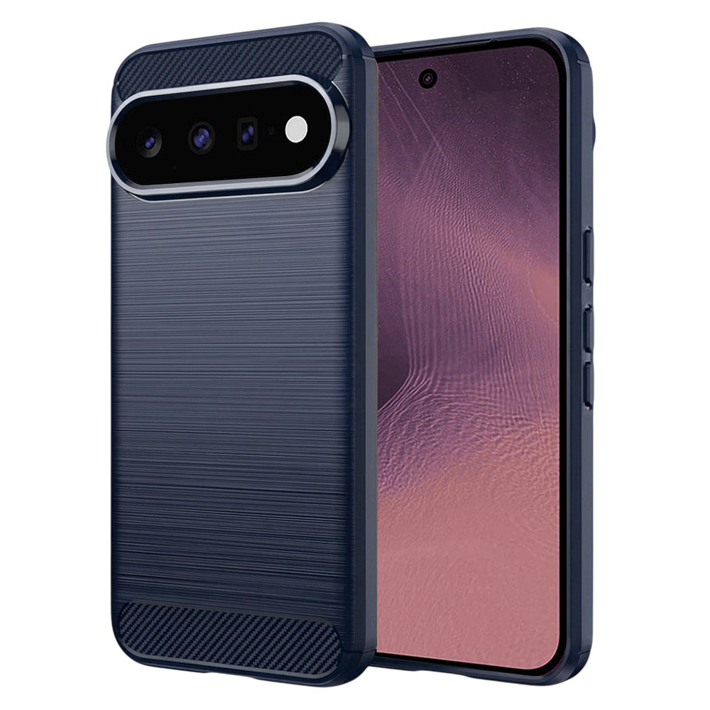 Puzdro pre Google Pixel 11 Pro / 11, Techsuit, Karbón, Modrá