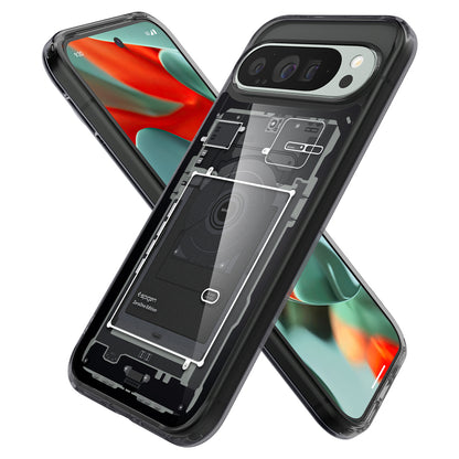 Puzdro pre Google Pixel 9 Pro XL, Spigen, Ultra Hybrid Zero One, Čierna ACS07722