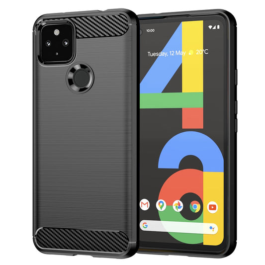 Obal na Google Pixel 4a 5G, Techsuit, Karbón, Čierny