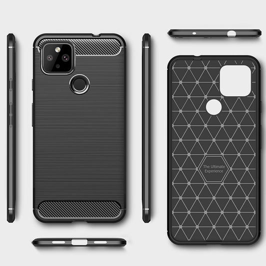 Obal na Google Pixel 5, Techsuit, Karbón, Čierny