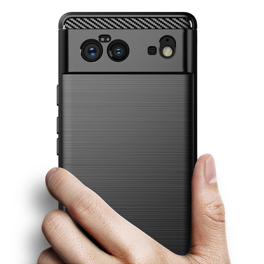 Obal na Google Pixel 6, Techsuit, Karbón, Čierny
