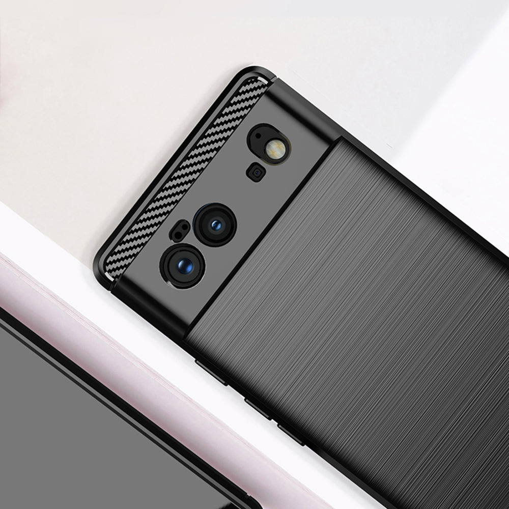 Case for Google Pixel 6, Techsuit, Carbon, Black