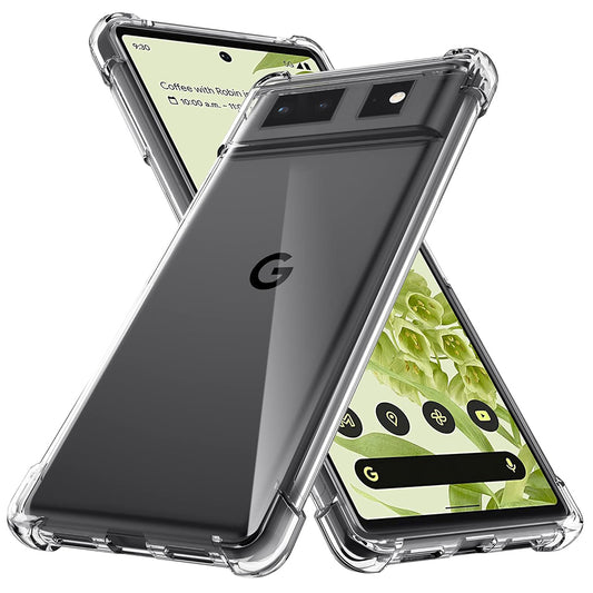 Obal na Google Pixel 6, Techsuit, nárazuvzdorný priehľadný, transparentný