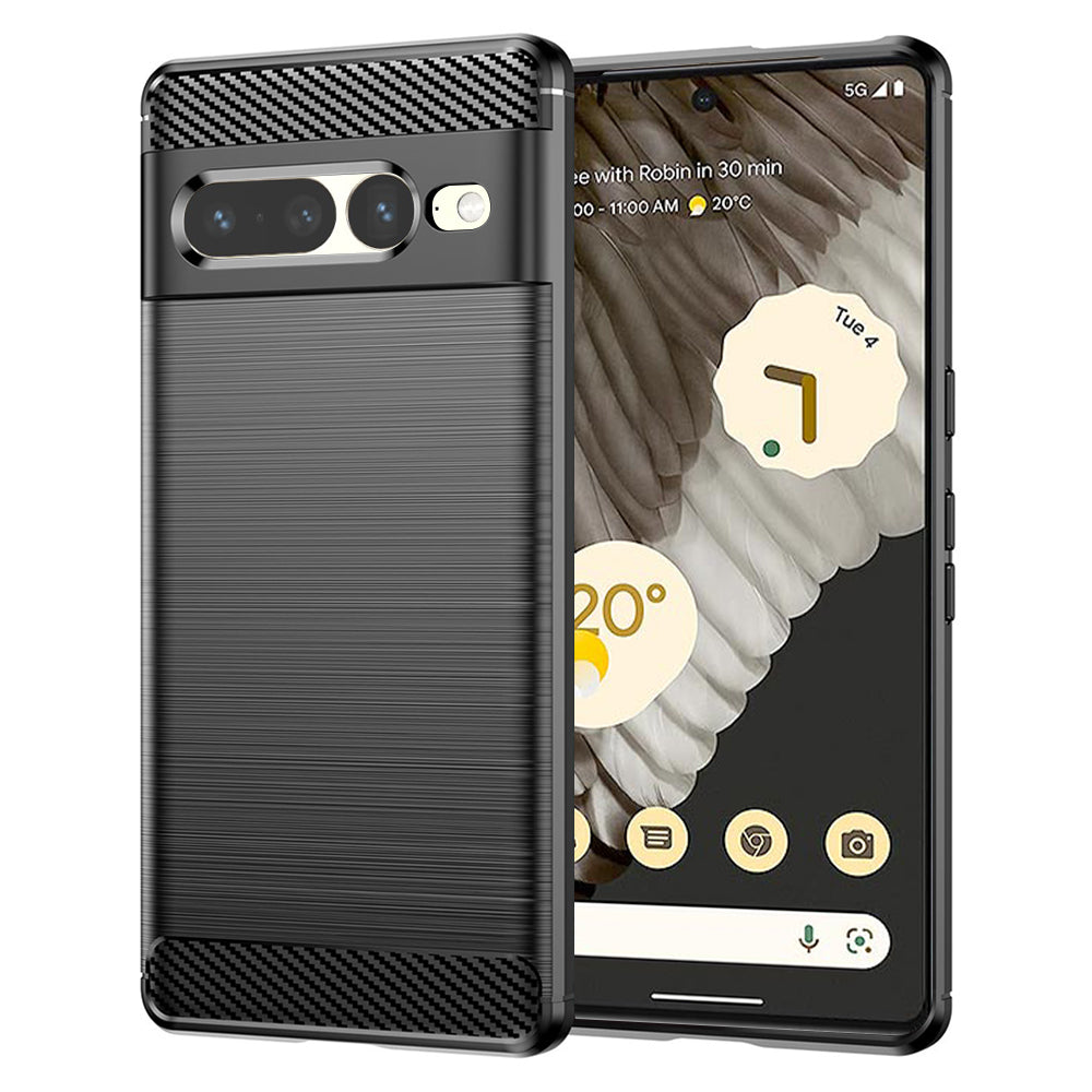 Obal na Google Pixel 7 Pro, Techsuit, Karbón, Čierny