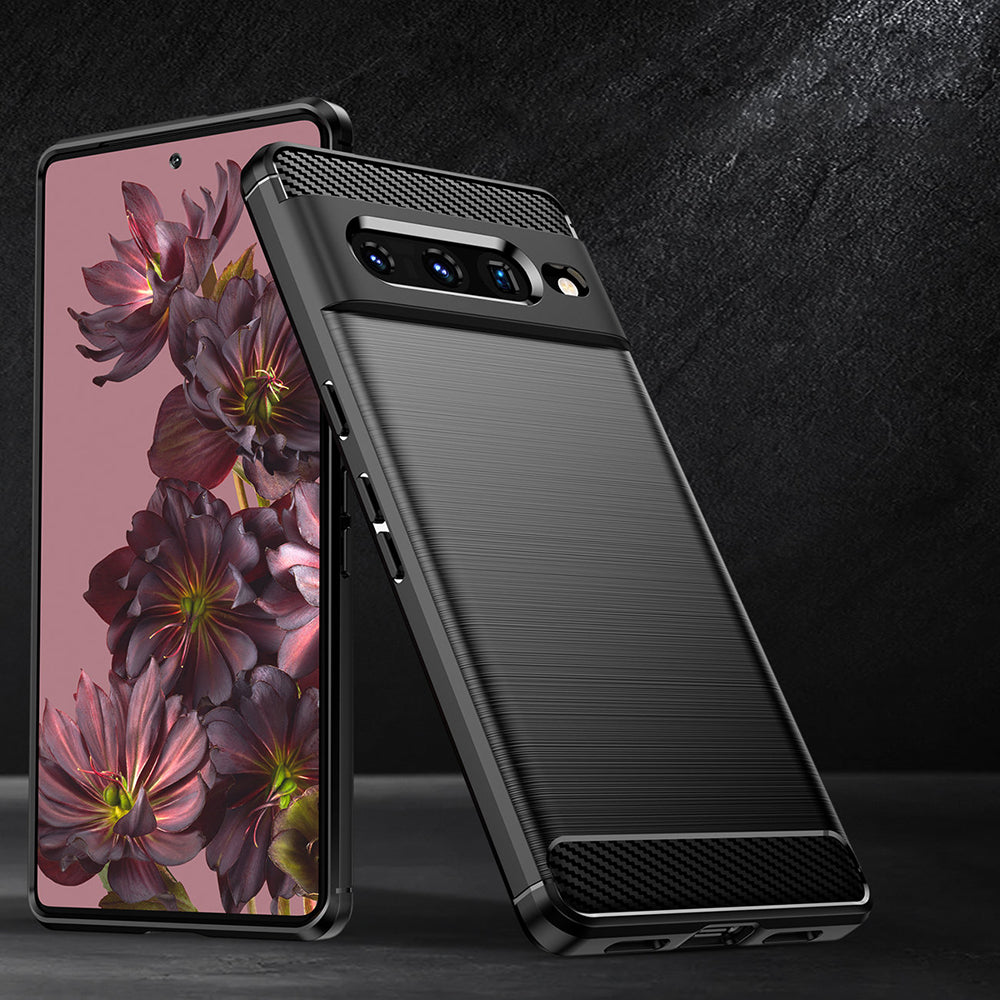 Obal na Google Pixel 7 Pro, Techsuit, Karbón, Čierny