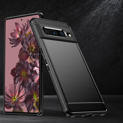 Obal na Google Pixel 7 Pro, Techsuit, Karbón, Čierny