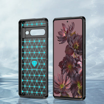 Obal na Google Pixel 7 Pro, Techsuit, Karbón, Čierny