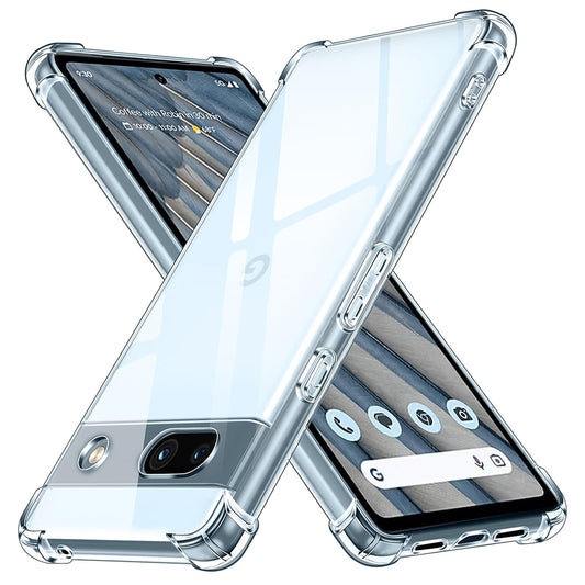 Obal na Google Pixel 7a, Techsuit, nárazuvzdorný priehľadný, transparentný