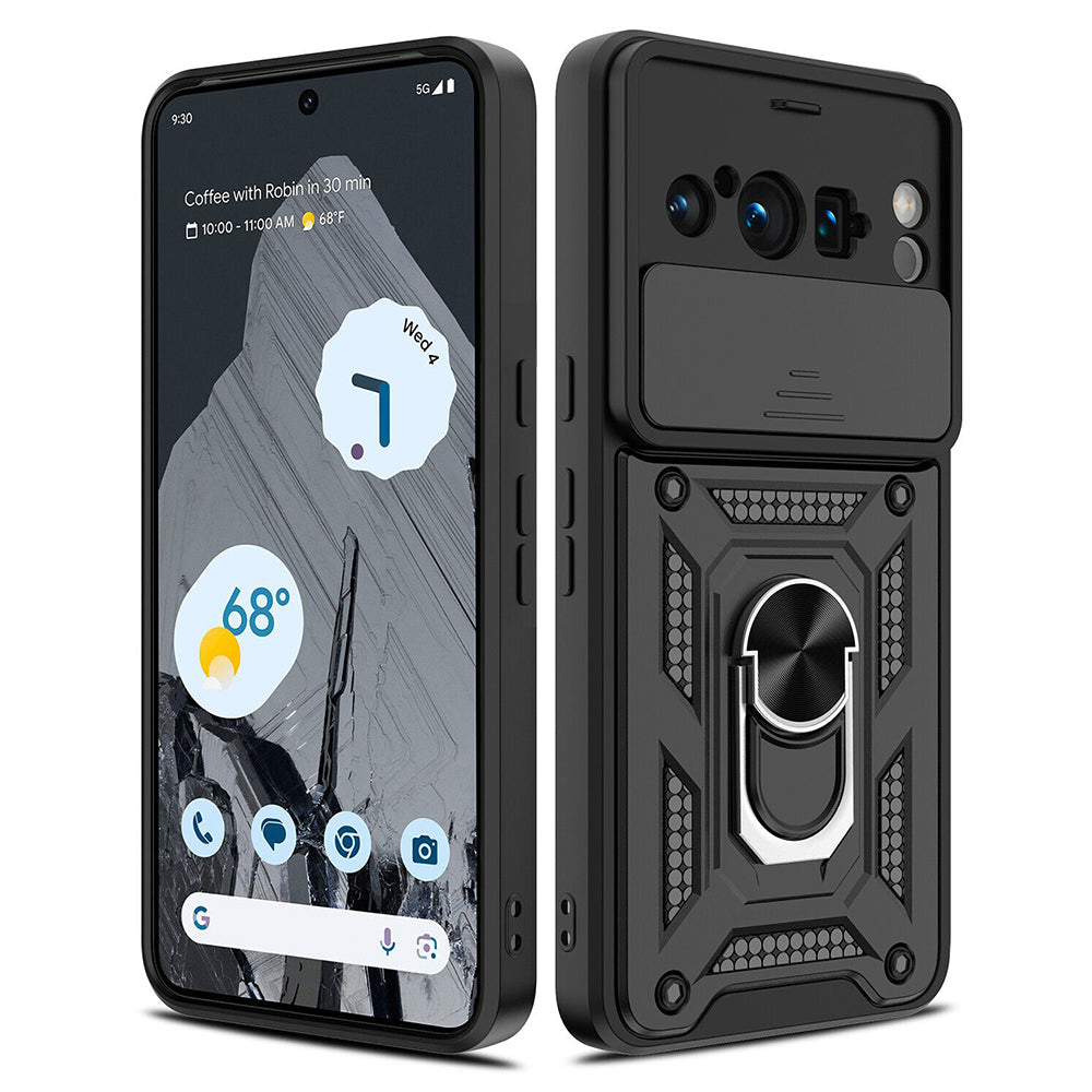 Puzdro pre Google Pixel 8 Pro, Techsuit, CamShield, Čierne