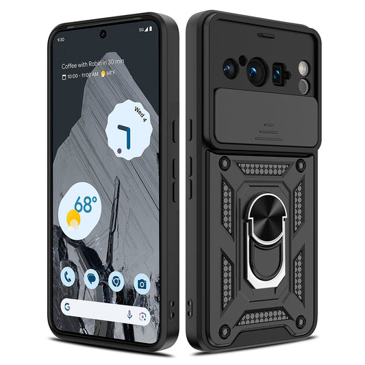 Puzdro pre Google Pixel 8 Pro, Techsuit, CamShield, Čierne