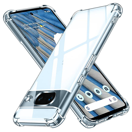 Obal na Google Pixel 8a, Techsuit, nárazuvzdorný priehľadný, transparentný