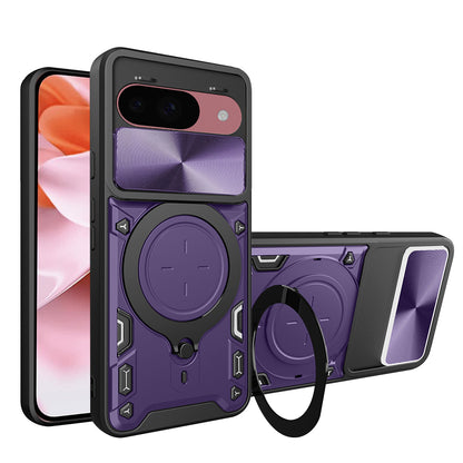Puzdro pre Google Pixel 9 / 9 Pro, Techsuit, CamGuard Pro, Fialová