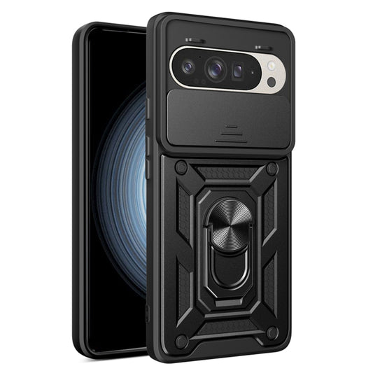 Puzdro pre Google Pixel 9 / 9 Pro, Techsuit, CamShield, Čierne